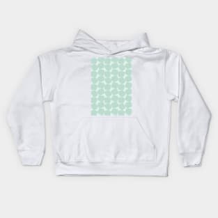 Bold Geometric Pattern 2 in Aqua Kids Hoodie